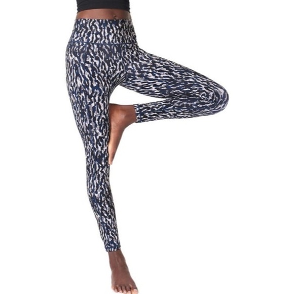NEW Sweaty Betty Print Leggings The Super Sculpt Full Length - Picture 1 of 12